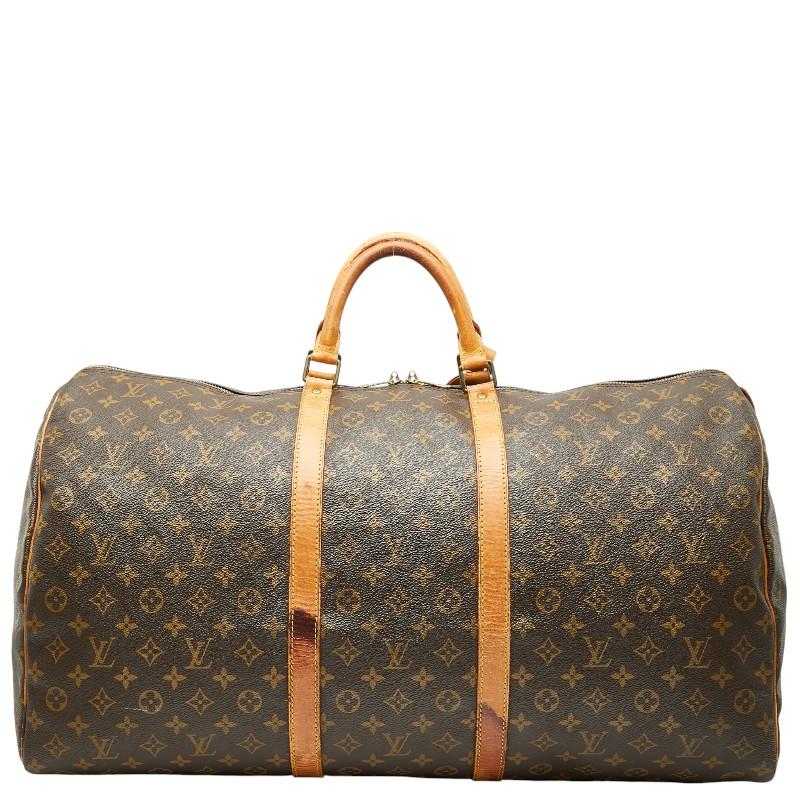 ルイ ヴィトン モノグラム キーポル60 ボストンバッグ トラベルバッグ M41422 ブラウン PVC レザー レディース LOUIS VUITTON 【中古】 LOUIS VUITTON（ルイ・ヴィトン） ルイ ヴィトン モノグラム キーポル