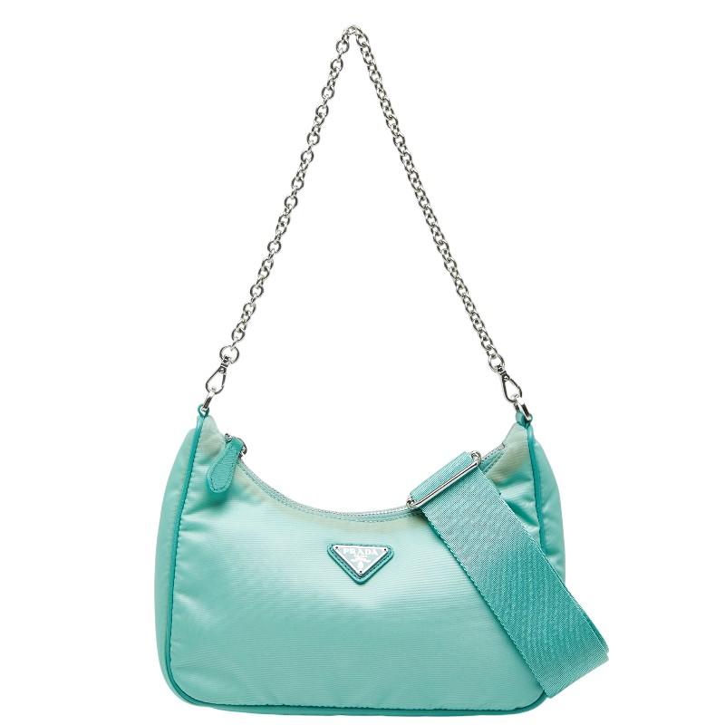 PRADA（プラダ） 三角ロゴプレート チェーン ハンドバッグ ショルダー