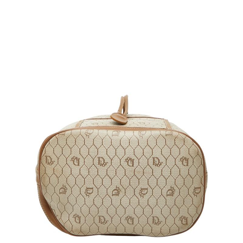 ディオール ハニカム 斜め掛け ショルダーバッグ ベージュ ブラウン
