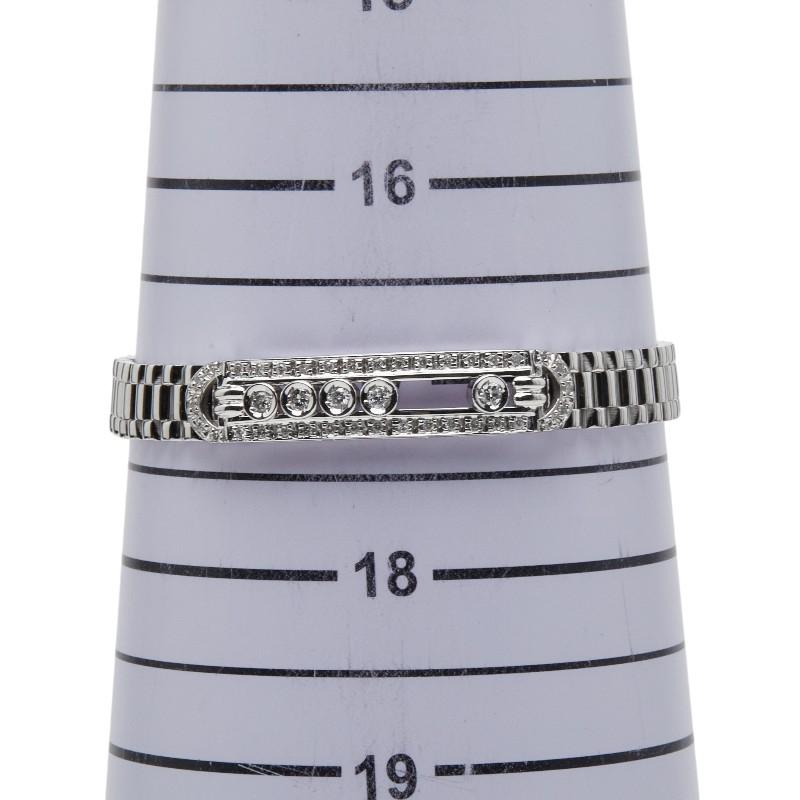 K18WG ホワイトゴールド ダイヤ0.67ct ブレスレット レディース 中古