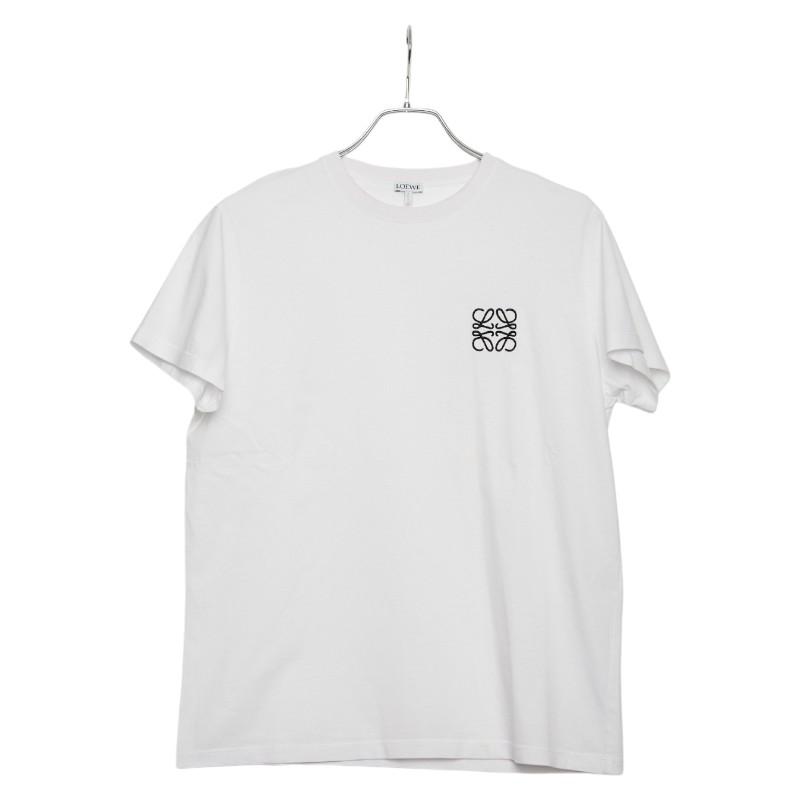 LOEWE（ロエベ） アナグラム 刺〓 Tシャツ サイズ：S ホワイト