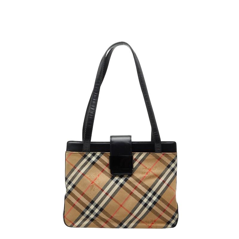 Burberry バーバリー　トートバッグ　ノバチェック　シャドーホース BURBERRY（バーバリー） ノバチェック シャドーホース トートバッグ