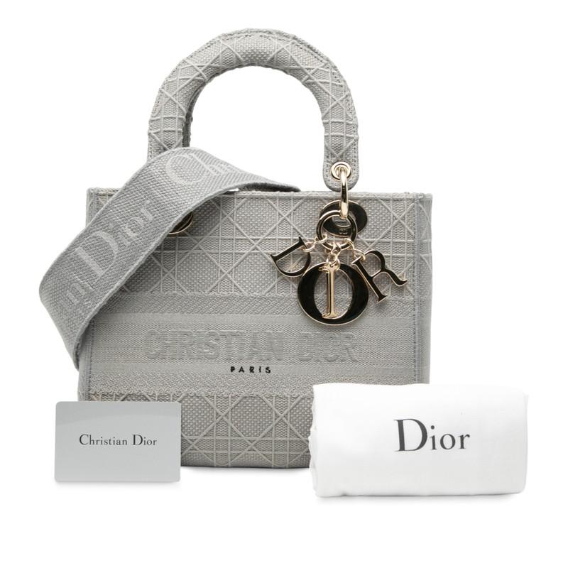 Christian Dior レディディオール カナージュ ナイロン キャンバス Christian Dior ディオール カナージュ ロゴチャーム レディディオール