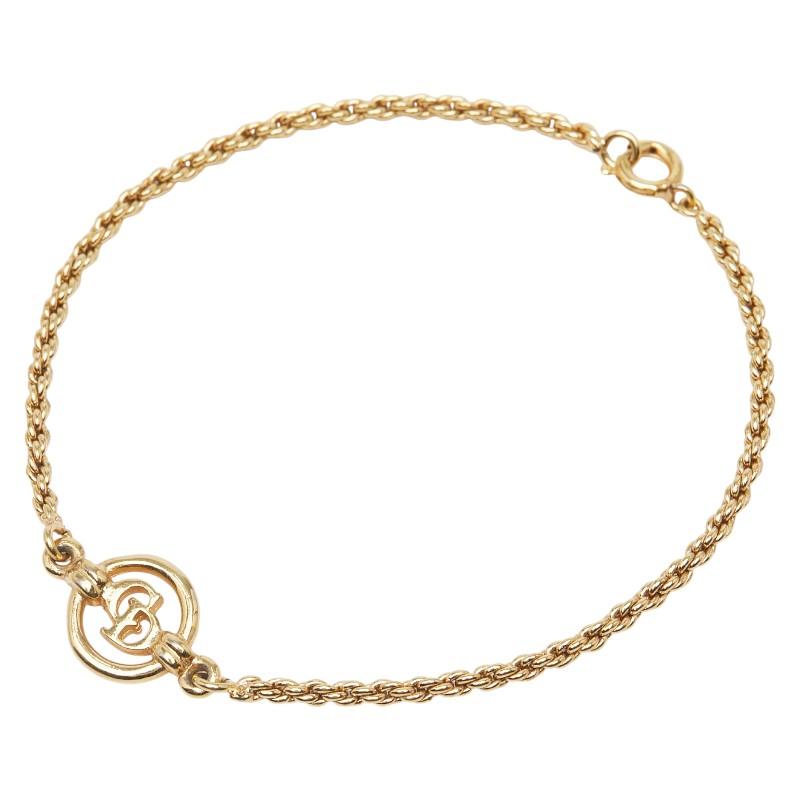 ディオール CDロゴ ブレスレット ゴールド メッキ レディース Dior