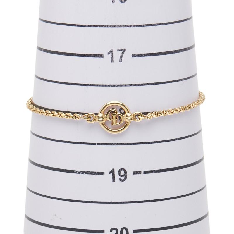 ディオール CDロゴ ブレスレット ゴールド メッキ レディース Dior