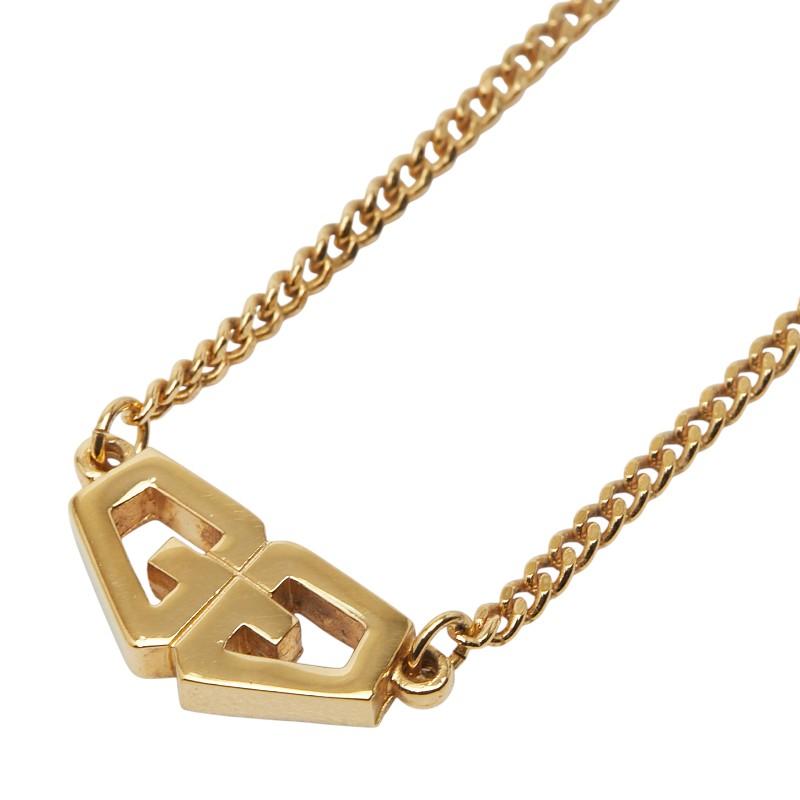 GIVENCHY ジバンシー ネックレス 2点set ゴールド ジバンシー Gロゴ ネックレス ゴールド メッキ レディース Givenchy