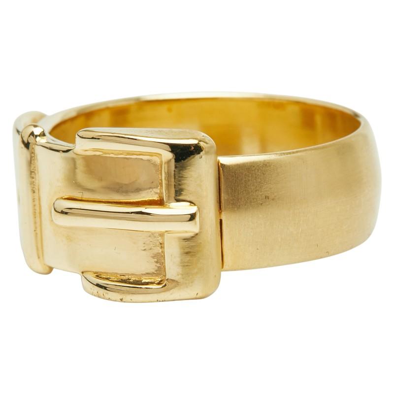 GUCCI（グッチ） ベルト モチーフ スカーフリング ゴールド メッキ