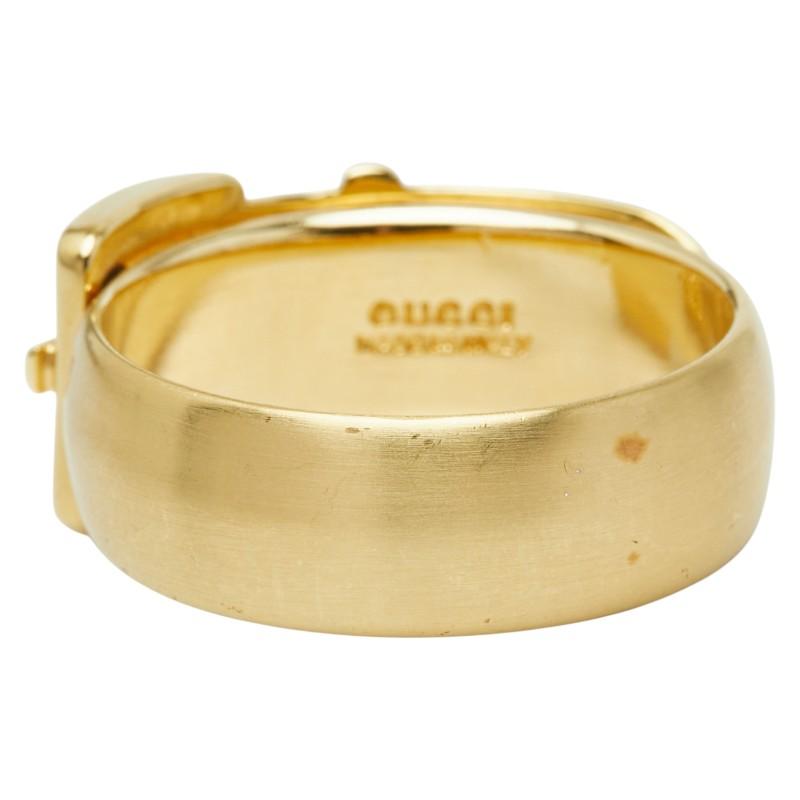 GUCCI（グッチ） ベルト モチーフ スカーフリング ゴールド メッキ