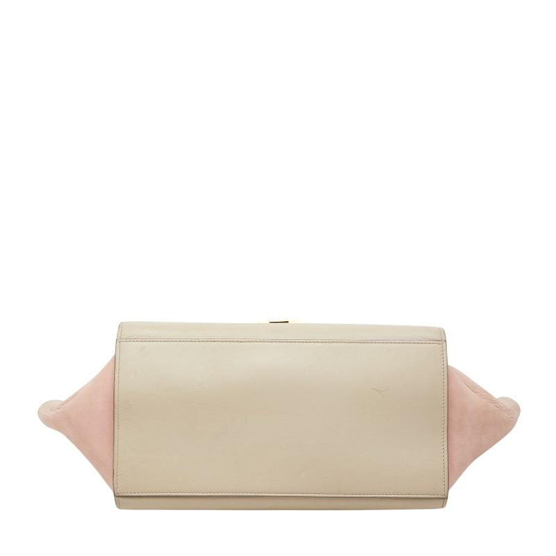 CELINE（セリーヌ） トラペーズ スモール トリコロール ハンドバッグ