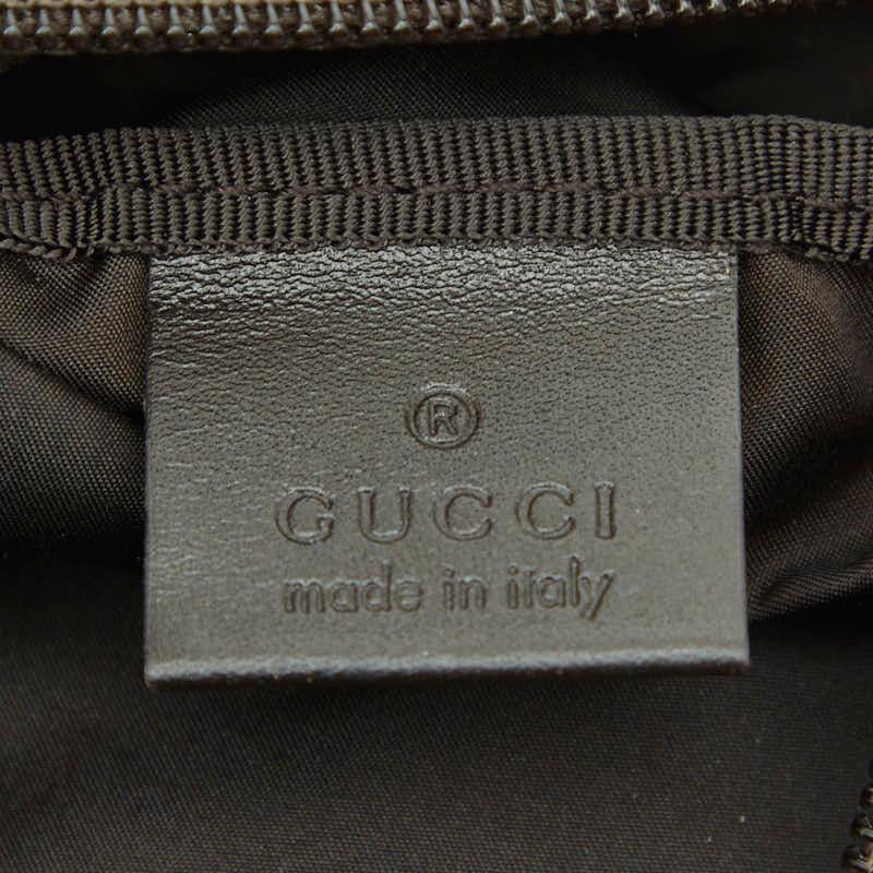 グッチ GGナイロン ポーチ コスメポーチ 小物入れ 224091 ブラウン ナイロン レディース GUCCI 【中古】 GUCCI（グッチ） GGナイロン ポーチ コスメポーチ 小物入れ 224091