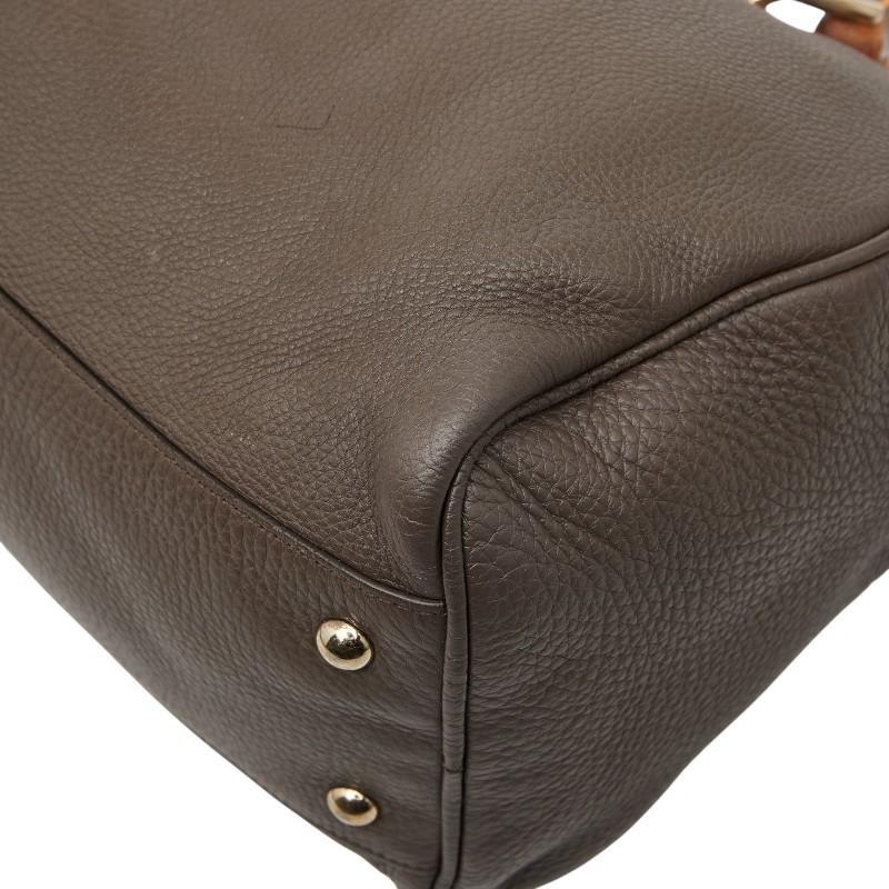 グッチ バンブー ハンドバッグ ショルダーバッグ 2WAY 353124 ブラウン レザー レディース GUCCI 【中古】 GUCCI（グッチ） バンブー ハンドバッグ ショルダーバッグ 2WAY 353124