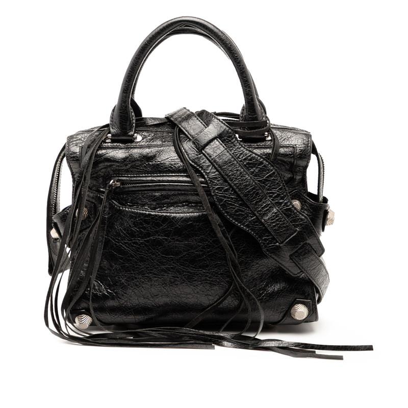 バレンシアガ シティ ハンドバッグ ショルダーバッグ 2WAY 443721 ブラック レザー レディース BALENCIAGA 【中古】 BALENCIAGA（バレンシアガ） シティ ハンドバッグ ショルダーバッグ