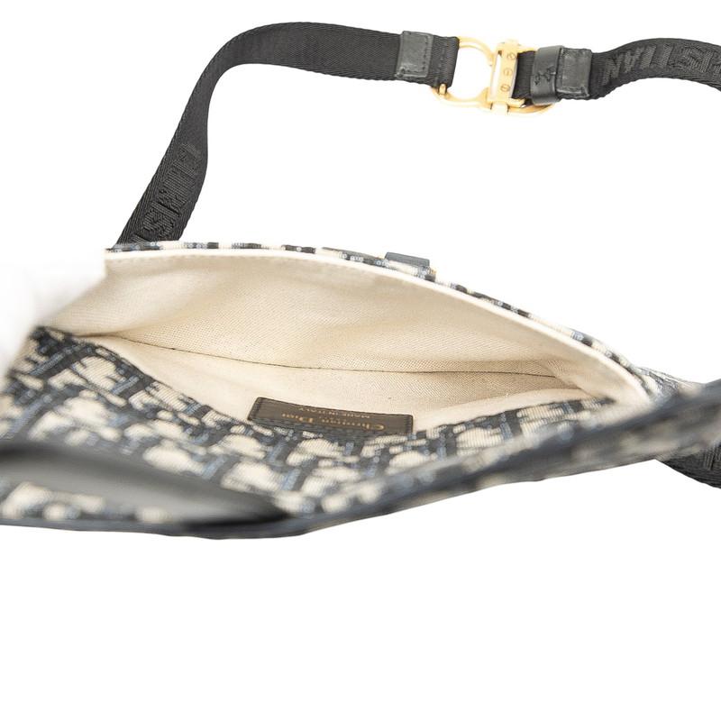 ディオール トロッター サドル ボディバッグ ネイビー ベージュ