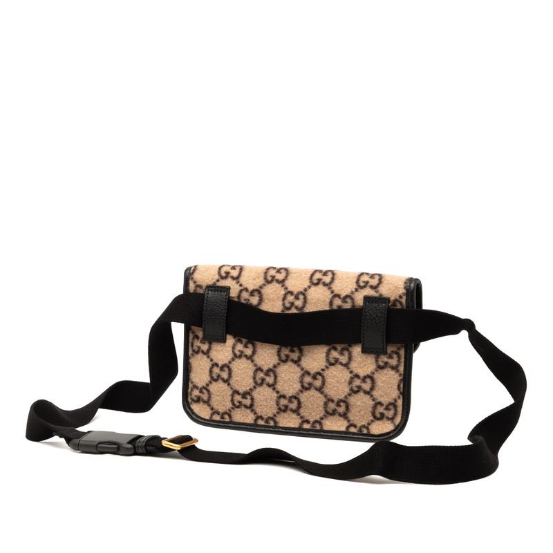 GUCCI（グッチ） GGウール ボディバッグ ウエストバッグ 598181