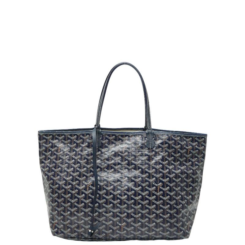 ゴヤール GOYARD サンルイPM ネイビー 超美品 GOYARD（ゴヤール） トートバッグ サンルイ PM マリン ネイビー / SAC