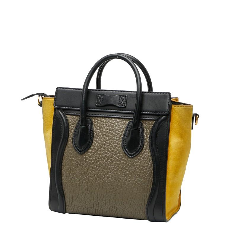 CELINE（セリーヌ） ラゲージ ナノショッパー トリコロール 