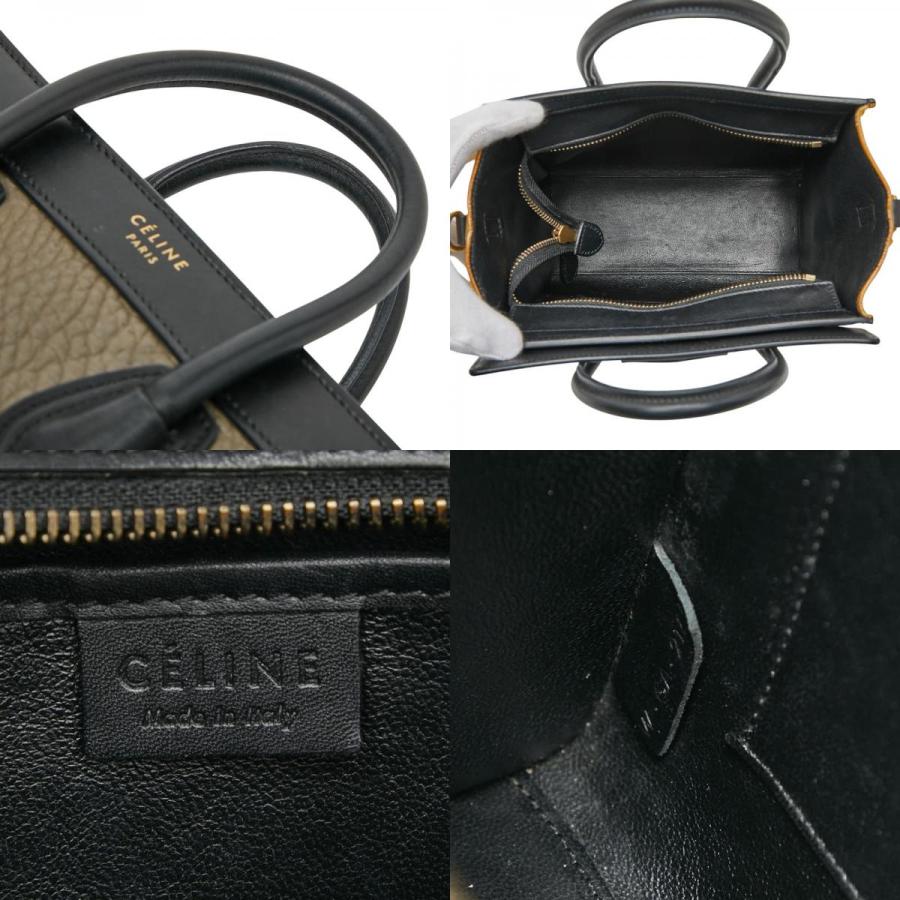 ラゲージナノ　トリコロールカラー CELINE（セリーヌ） ラゲージ ナノショッパー トリコロール