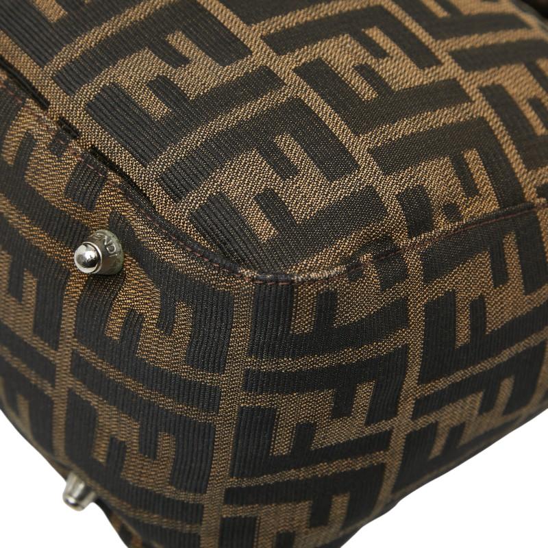 FENDI（フェンディ） ズッカ ハンドバッグ 26329 ブラウン キャンバス
