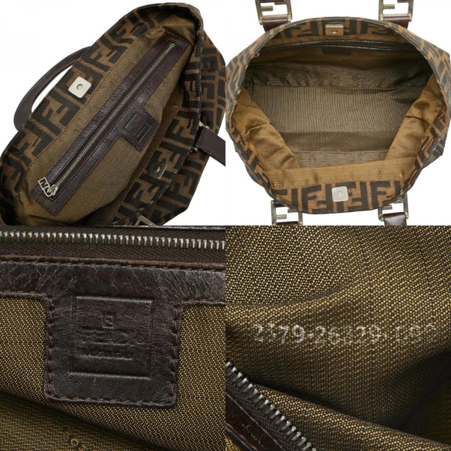FENDI（フェンディ） ズッカ ハンドバッグ 26329 ブラウン キャンバス