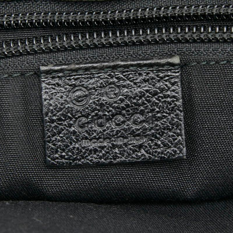 グッチ GGキャンバス トートバッグ ショルダーバッグ 272347 ブラック キャンバス レザー レディース GUCCI 【中古】 GUCCI（グッチ） GGキャンバス トートバッグ ショルダーバッグ 272347