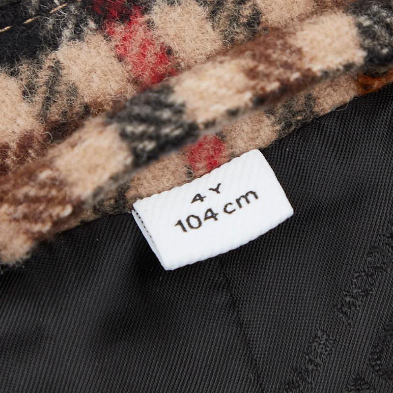 BURBERRY（バーバリー） TBロゴ チェック コート サイズ4Y 104cm