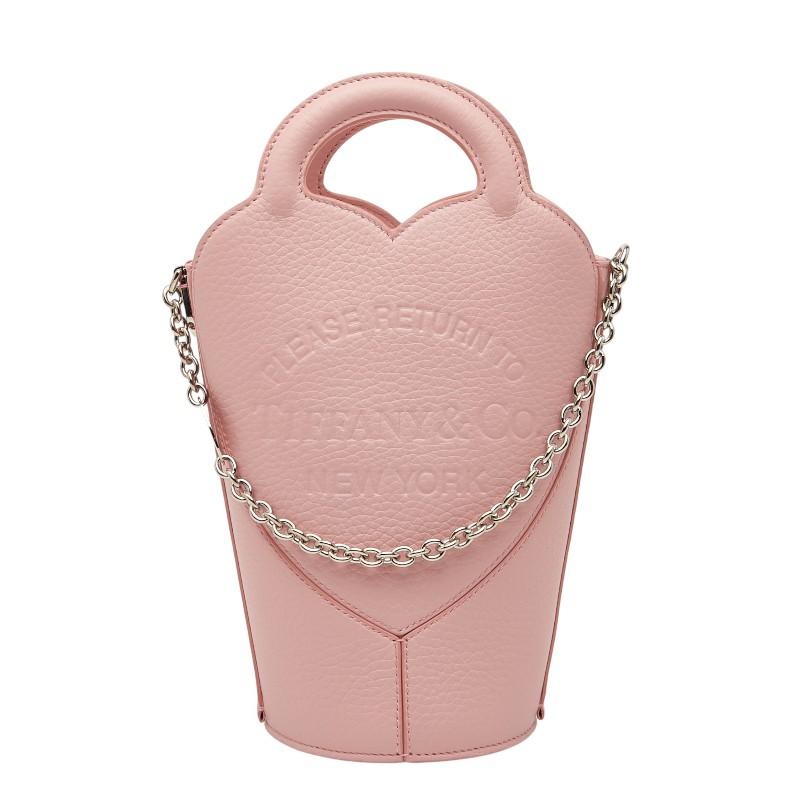 ティファニー リターン トゥ ティファニー クロスボディバッグ ハンドバッグ ショルダーバッグ 2WAY ピンク レザー TIFFANY&Co. 【中古】