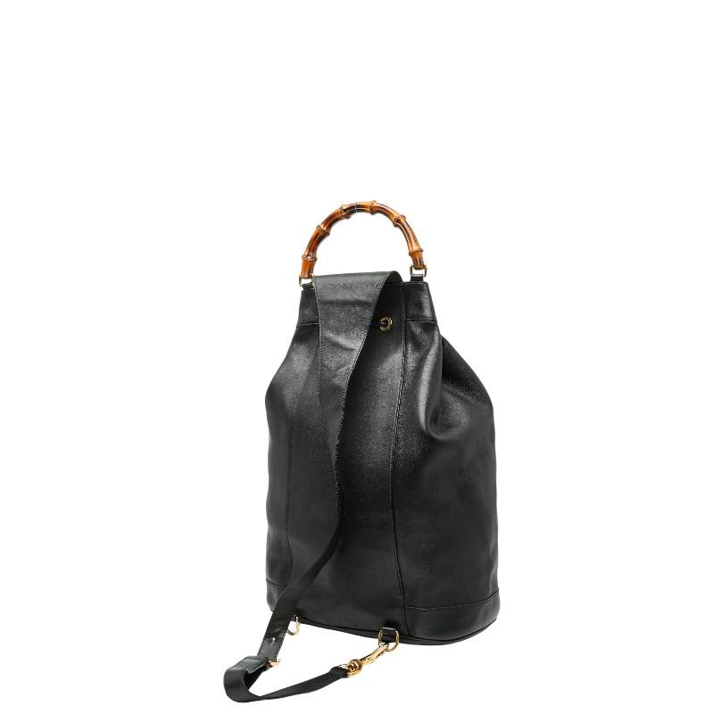 GUCCI グッチ ショルダーバッグ ボディバッグ レザー ブラック バンブー GUCCI（グッチ） バンブー ボディバッグ ショルダーバッグ 003 2113