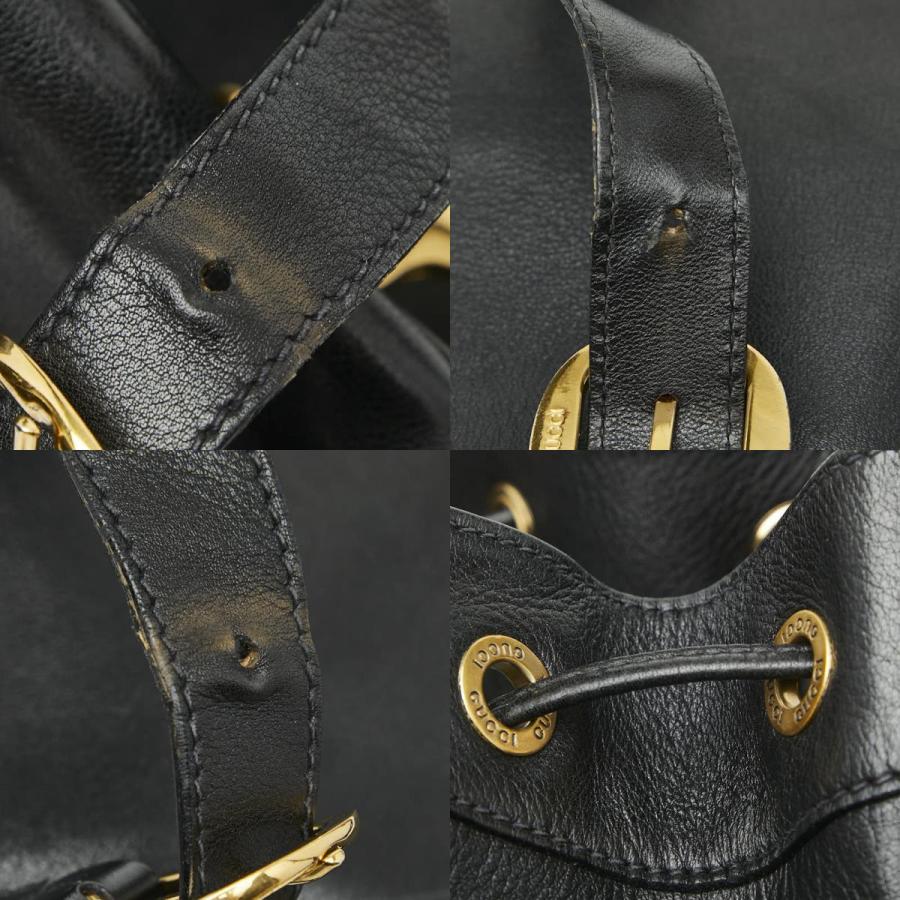 GUCCI グッチ ショルダーバッグ ボディバッグ レザー ブラック バンブー GUCCI（グッチ） バンブー ボディバッグ ショルダーバッグ 003 2113