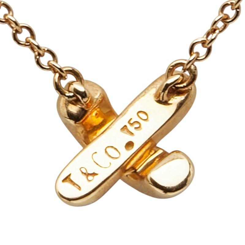 TIFFANY&Co.（ティファニー） クロスステッチ ネックレス K18YG