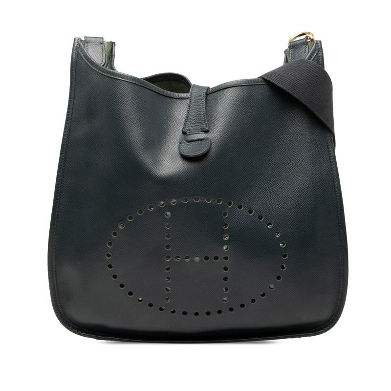 HERMES エルメス エブリン GM ネイビー Y刻印 ショルダーバッグ HERMES（エルメス） エブリン1 アン GM ショルダーバッグ ネイビー