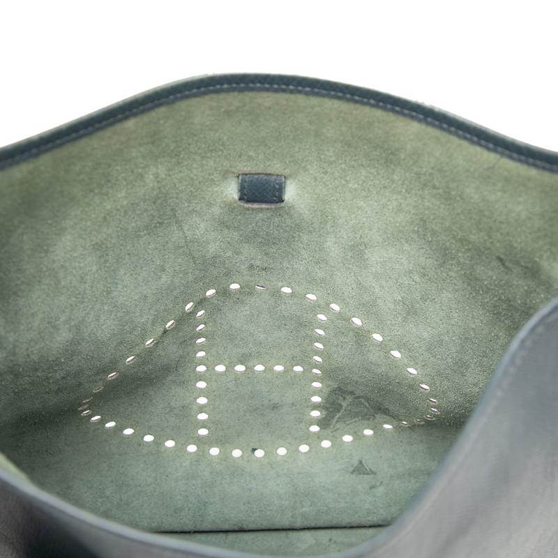 エルメス エブリン1 アン GM ショルダーバッグ ネイビー クシュベル レディース HERMES 【中古】 HERMES（エルメス） エブリン1 アン GM ショルダーバッグ ネイビー