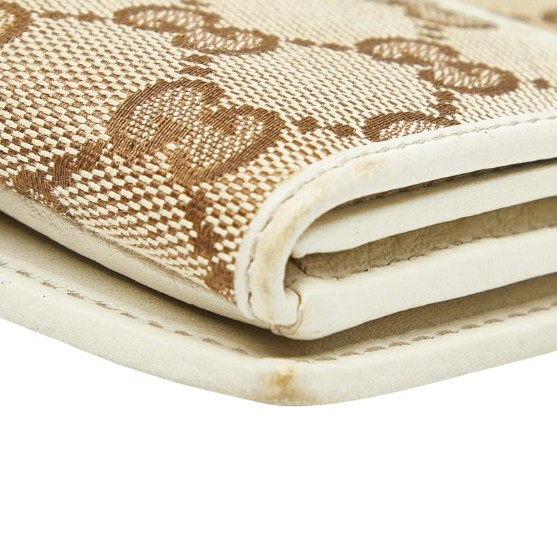 GUCCI（グッチ） GGキャンバス 二つ折り財布 212090 ベージュ