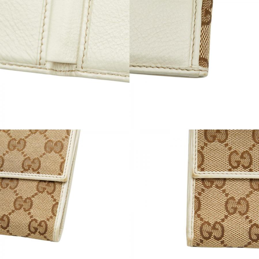 GUCCI（グッチ） GGキャンバス 二つ折り財布 212090 ベージュ