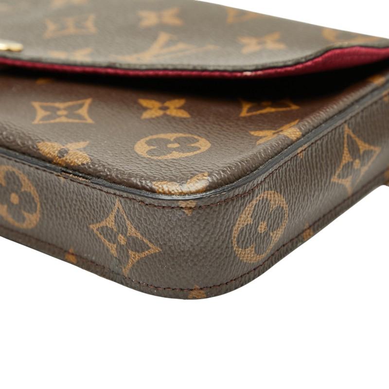 ルイ ヴィトン モノグラム ポシェット フェリシー ショルダーバッグ クラッチバッグ M61276 ブラウン フューシャ LOUIS VUITTON 【中古】 LOUIS VUITTON（ルイ・ヴィトン） ルイ ヴィトン モノグラム