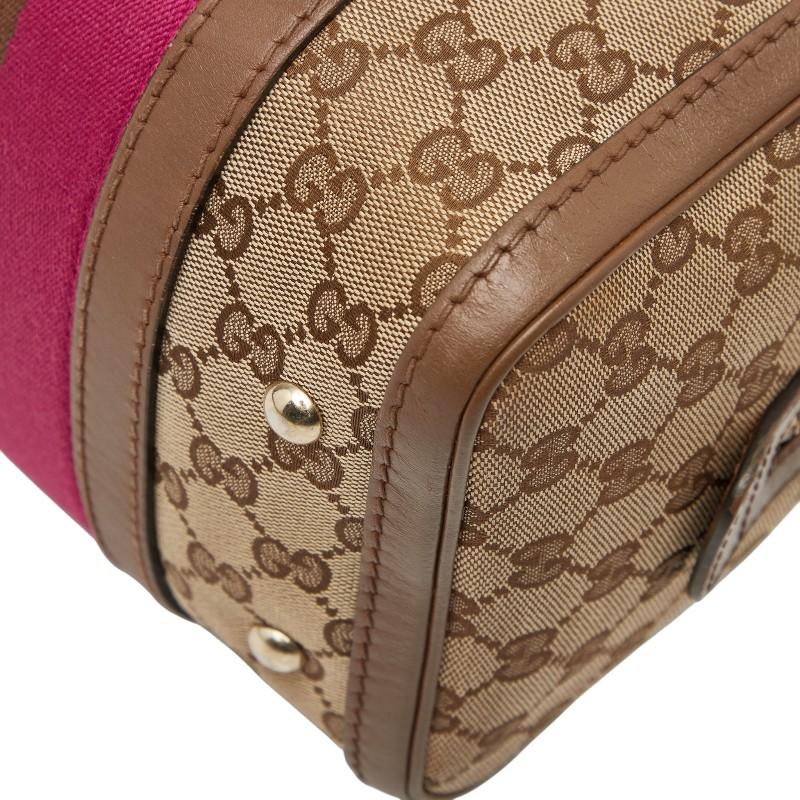 GUCCI（グッチ） GGキャンバス シェリーライン ミニボストンバッグ