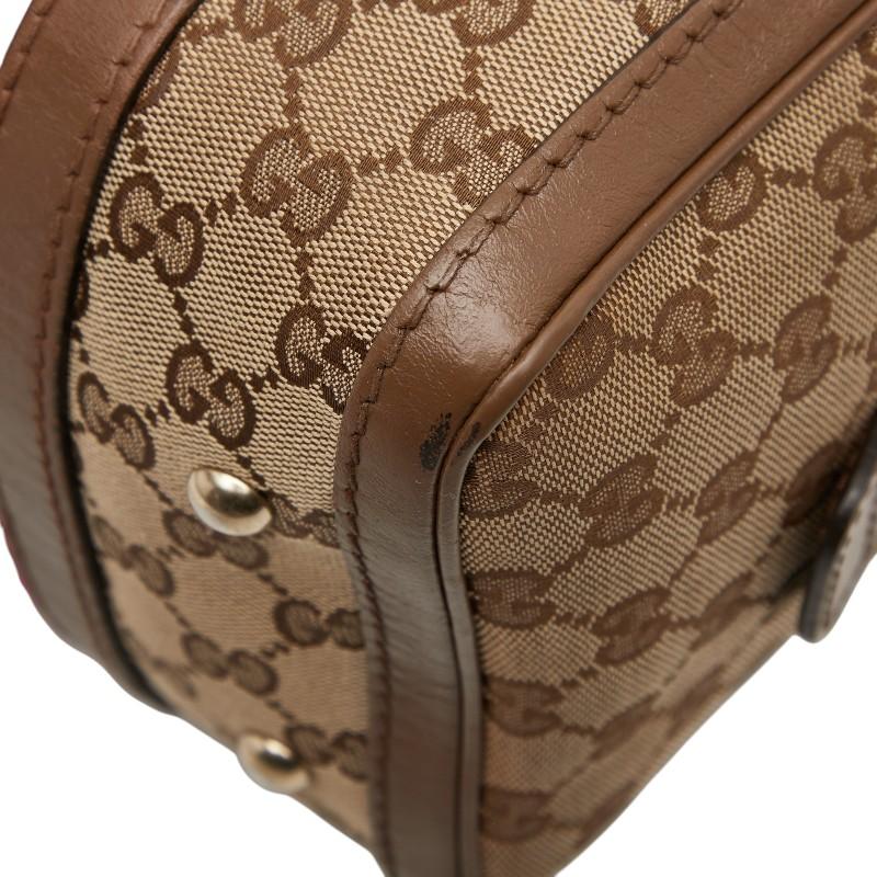 GUCCI（グッチ） GGキャンバス シェリーライン ミニボストンバッグ