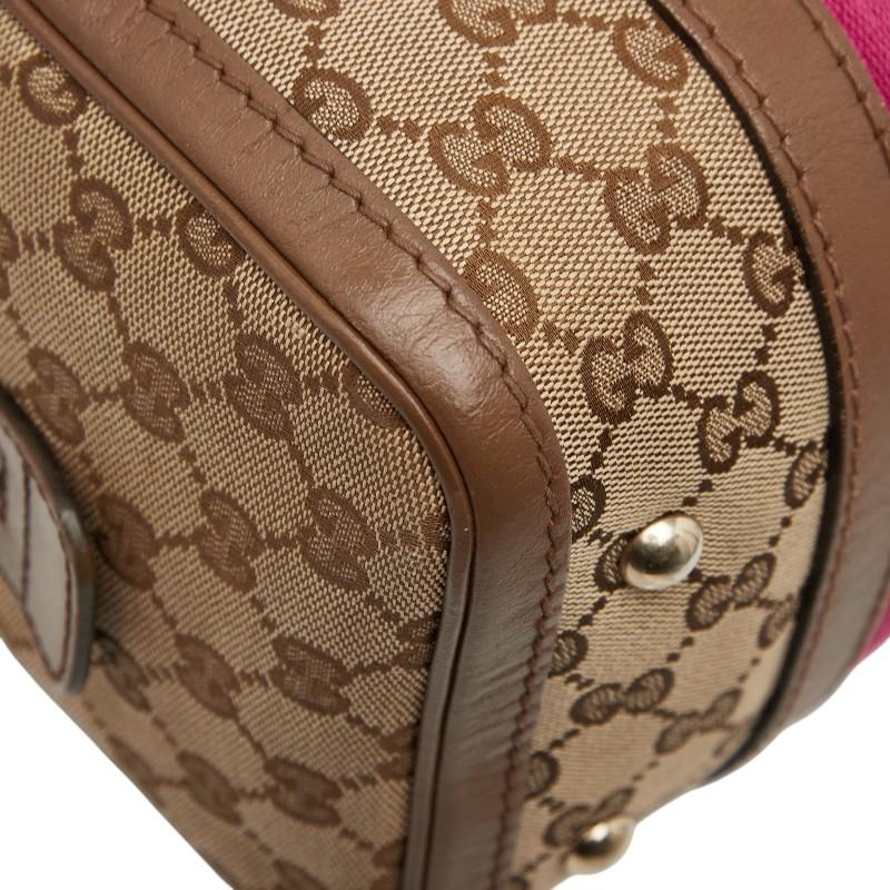 GUCCI（グッチ） GGキャンバス シェリーライン ミニボストンバッグ