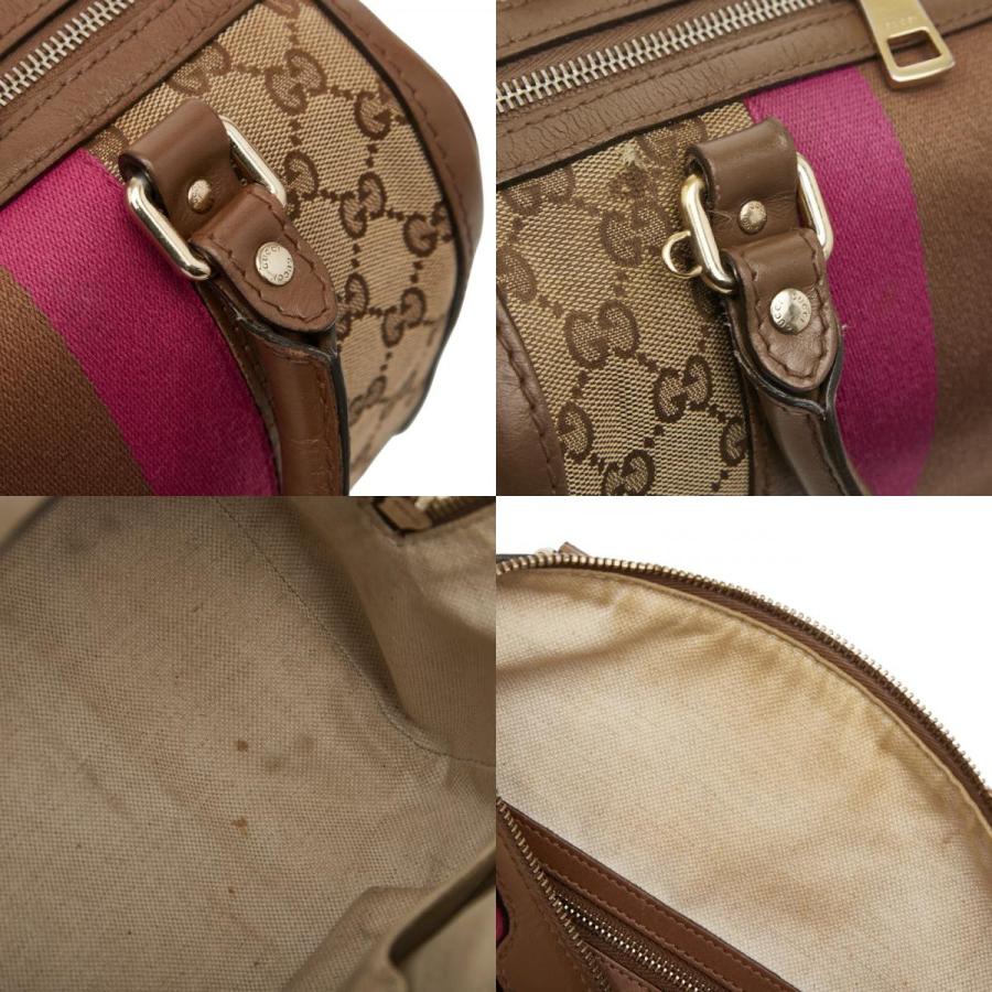 GUCCI（グッチ） GGキャンバス シェリーライン ミニボストンバッグ