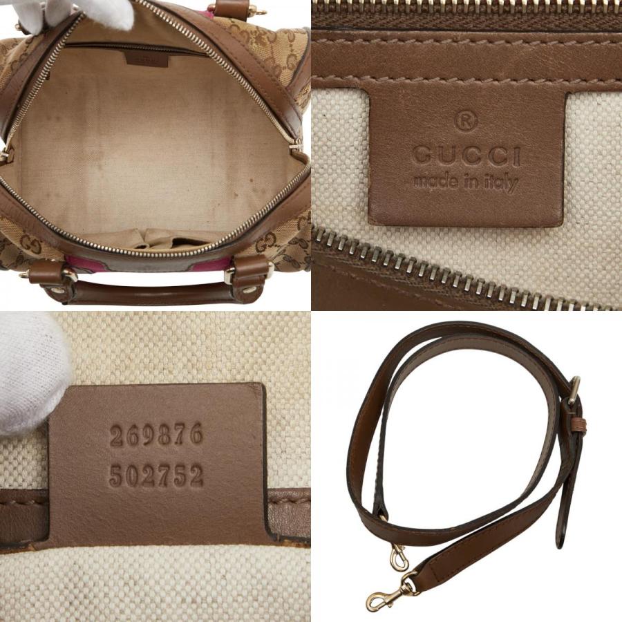 GUCCI（グッチ） GGキャンバス シェリーライン ミニボストンバッグ