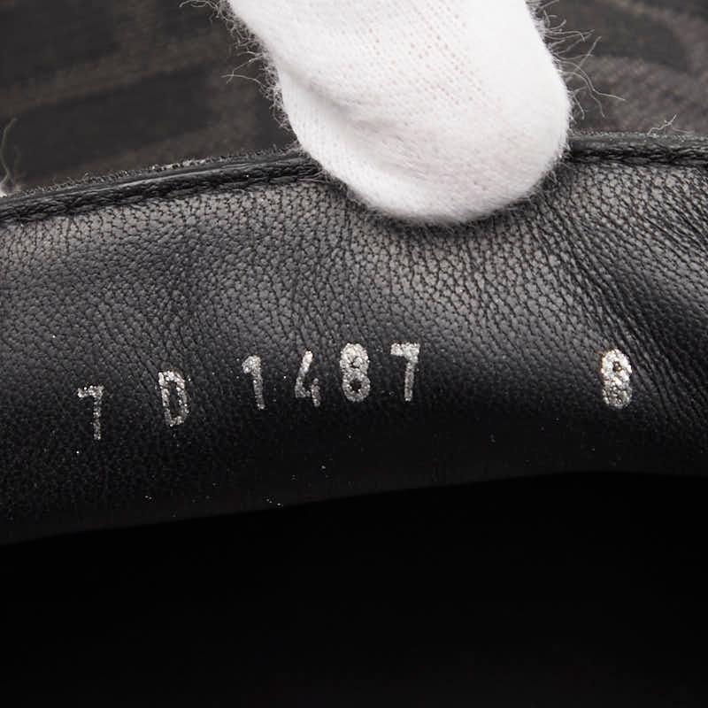 FENDI（フェンディ） ズッカ 厚底 ローファー サイズ8 7D1487 ブラック
