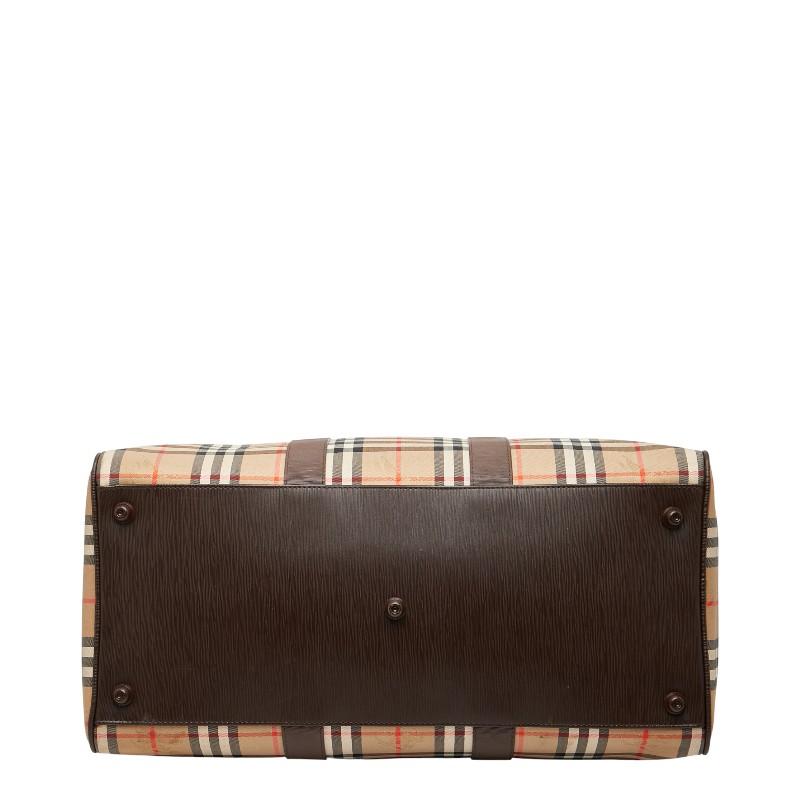 BURBERRY（バーバリー） ノバチェック シャドーホース ボストンバッグ