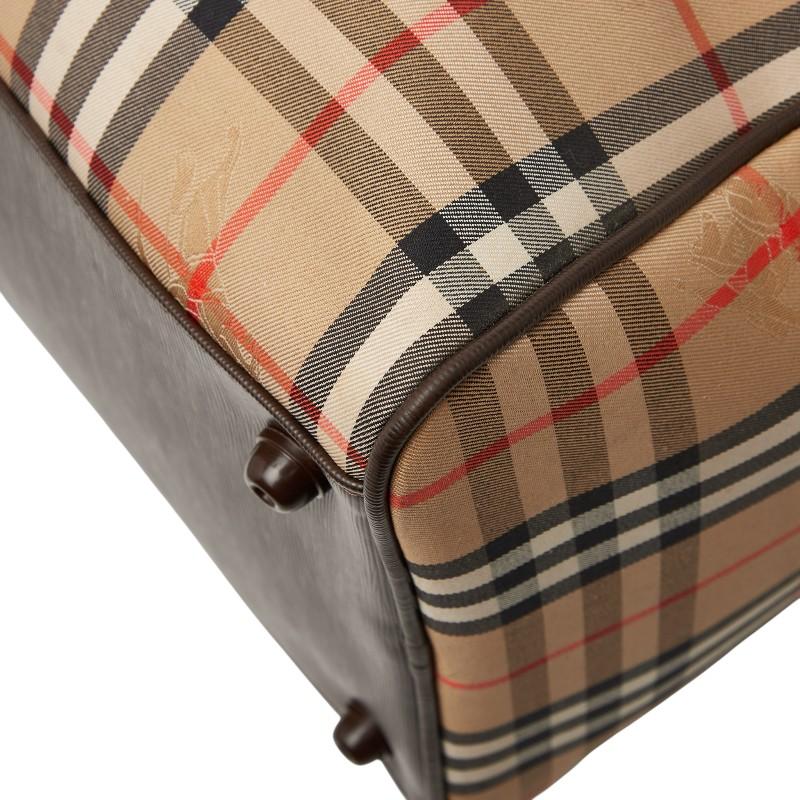 BURBERRY（バーバリー） ノバチェック シャドーホース ボストンバッグ