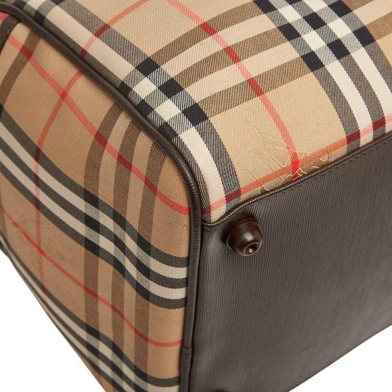 BURBERRY（バーバリー） ノバチェック シャドーホース ボストンバッグ