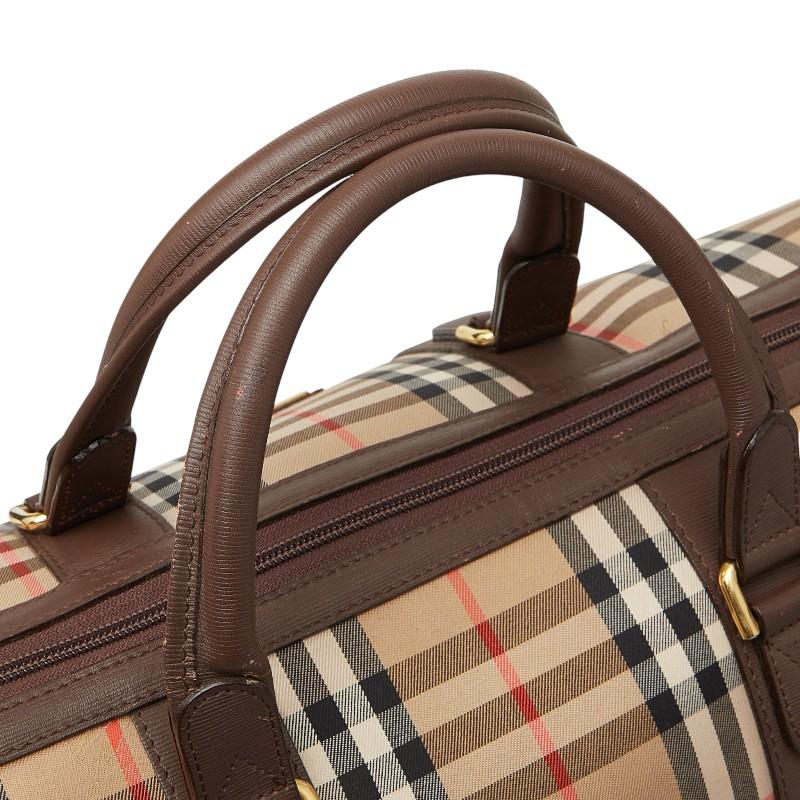 BURBERRY（バーバリー） ノバチェック シャドーホース ボストンバッグ