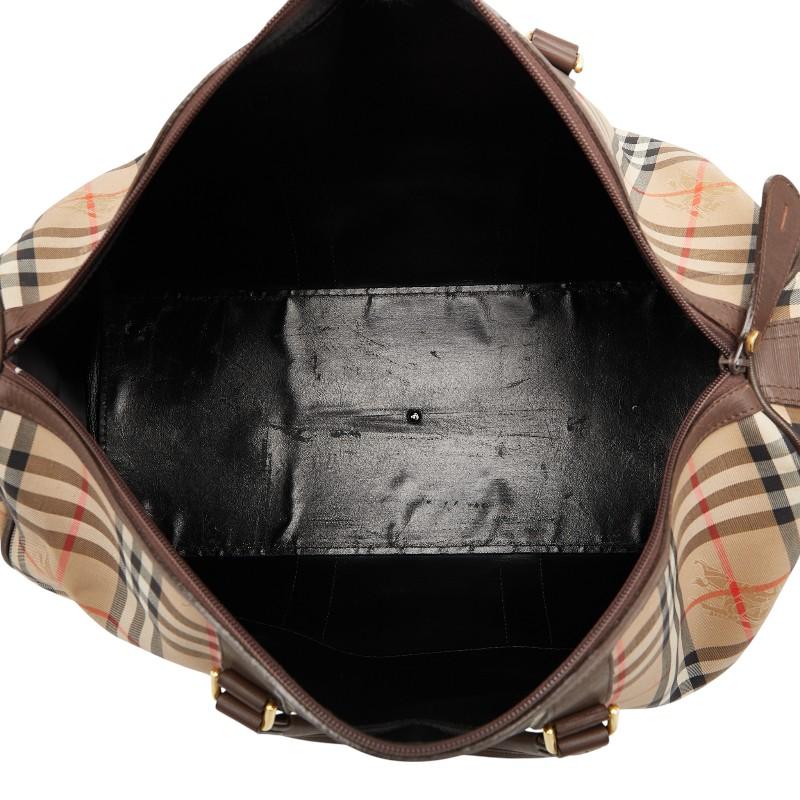 BURBERRY（バーバリー） ノバチェック シャドーホース ボストンバッグ