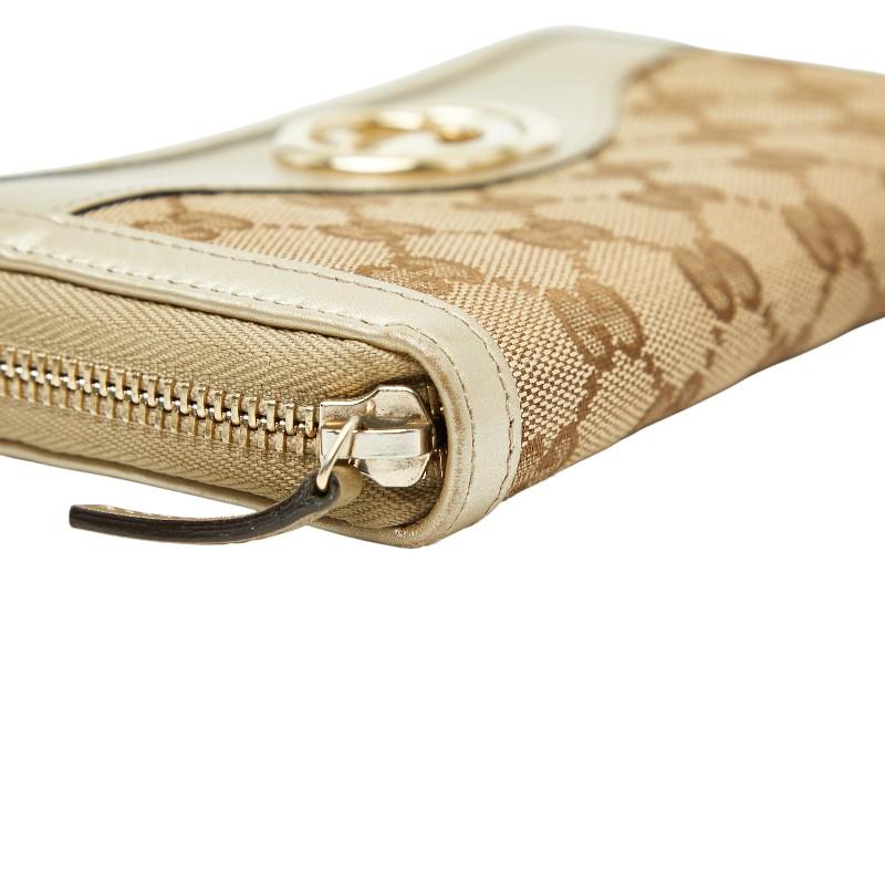 GUCCI（グッチ） GGキャンバス インターロッキングG ラウンド