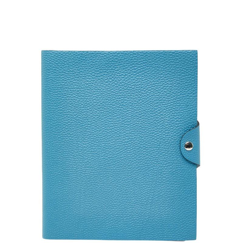 HERMES（エルメス） ユリスMM 手帳カバー ノート ブルージーン
