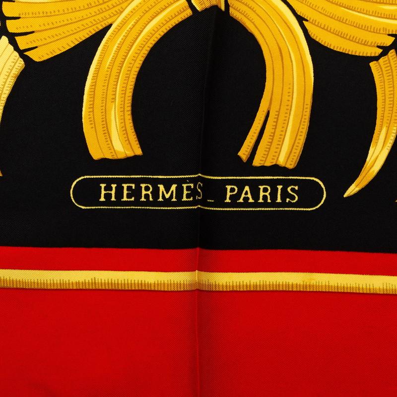 HERMES（エルメス） カレ90 Tigre Royal 王者の虎 スカーフ レッド