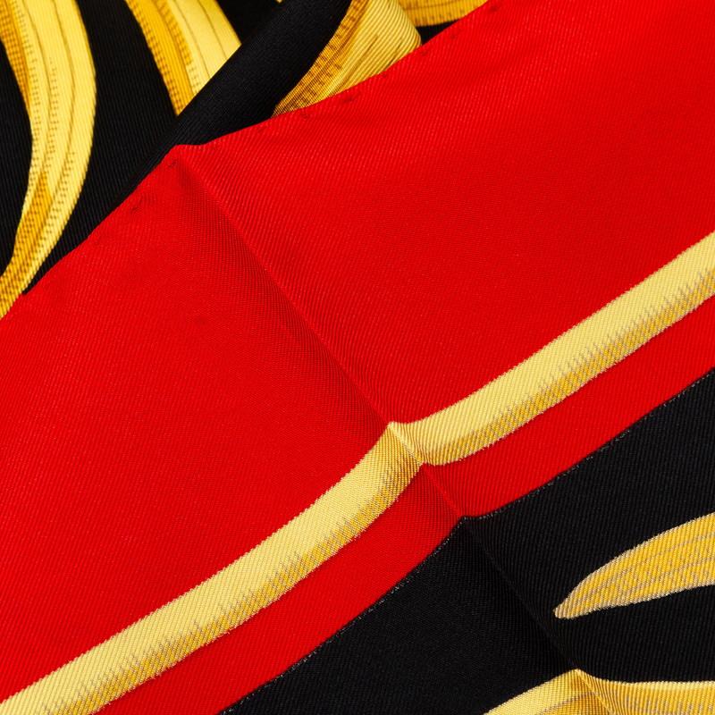 HERMES（エルメス） カレ90 Tigre Royal 王者の虎 スカーフ レッド