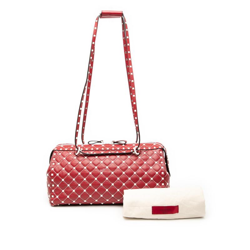 VALENTINO（ヴァレンティノ） ガラヴァーニ スタッズ ボストンバッグ